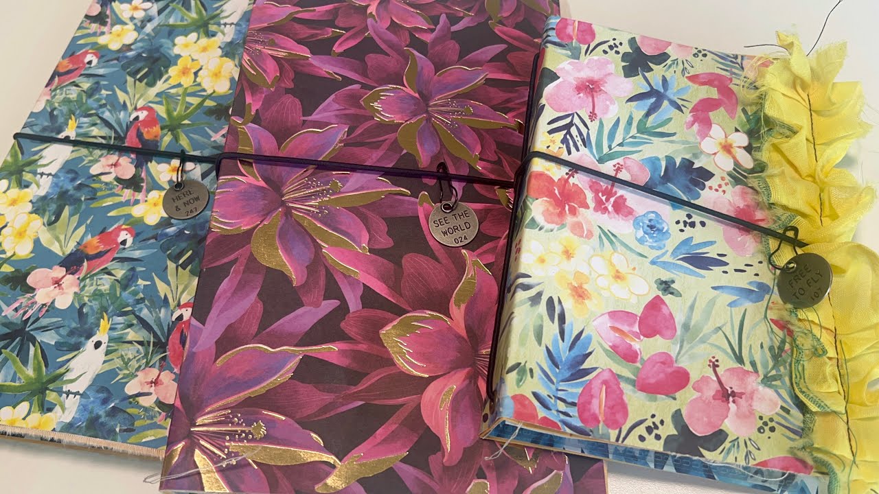 Travel journal tutorial // traveler notebook style