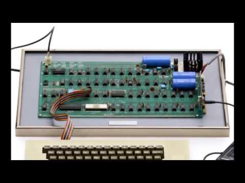 Apple-1 computer, 1976, for sale on Nov. 16, 2013 at www.Breker.com  - (Lot22)