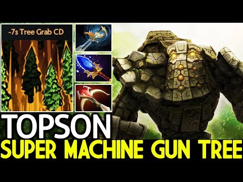 TOPSON [Tiny] Super Machine Gun Unreal Damage Pro Plays 7.22 Dota 2