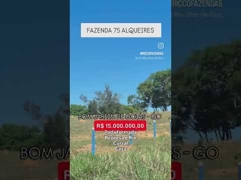 75 Alqueires em Bom Jardim de Goiás | whatsapp 62 99373-6407