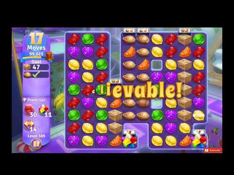 Wonka's World of Candy Level 589 NO BOOSTERS - A S GAMING ✔