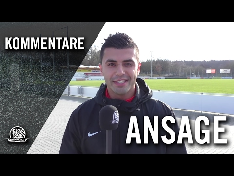 Ansage von Zubayr Amiri (SC Hessen Dreieich) | MAINKICK.TV