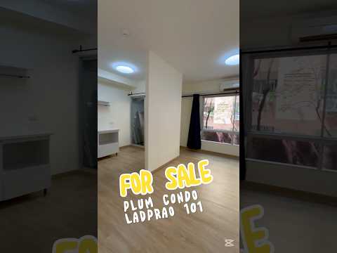 🔥ขายด่วน ต่ำกว่าตลาด🔥Plum Condo ลาดพร้าว101 ตึกB 22.36ตร.ม. ชั้น2 ห้องสวยพึ่งตกแต่งทาสีใหม่+เปลี่ยนพื้นใหม่ทั้งห้อง ทำเลดีใกล้รถไฟฟ้าสายสีเหลือง – รูปที่ 3
