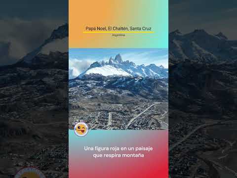 Papá Noel – El Chaltén, Santa Cruz, Argentina – Vista Aérea en 4K | @MencionesAéreas
