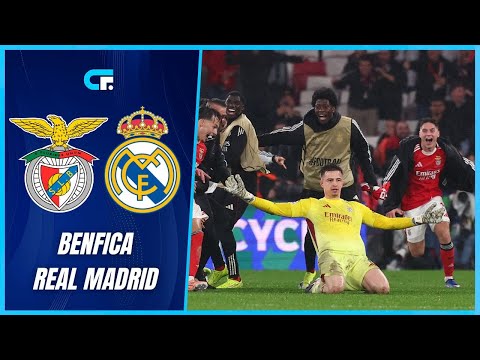 ✅ GOL de ARQUERO y CLASIFICACIÓN: BENFICA VENCIÓ 4-2 a REAL MADRID y jugarán el PLAYOFF de CHAMPIONS