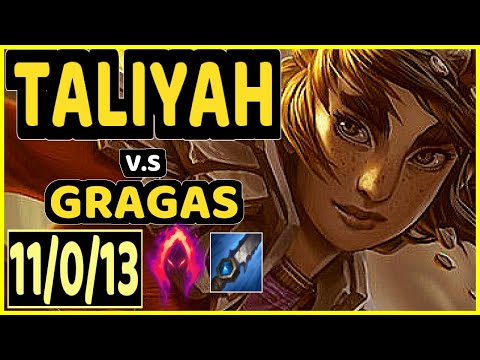 BLUERZOR (TALIYAH) vs GRAGAS - 11/0/13 KDA JUNGLE CHALLENGER GAMEPLAY - EUW