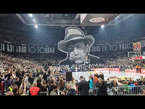 Partizan - Maccabi: 3D koreografija i „Da volim crno-bele“