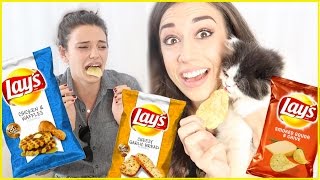 TASTING WEIRD FLAVORED CHIPS!