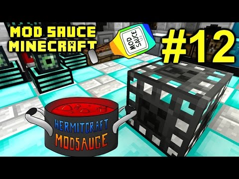 Minecraft Mod Sauce Ep. 12 - Enderman Spawner !!! ( HermitCraft Modded Minecraft )