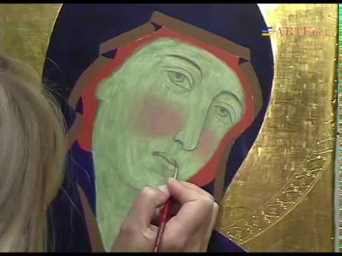 Egg tempera painting - Cennino Cennini 14th century
