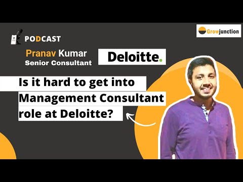 Podcast with Senior Consultant at Deloitte - Pranav Kumar - YouTube