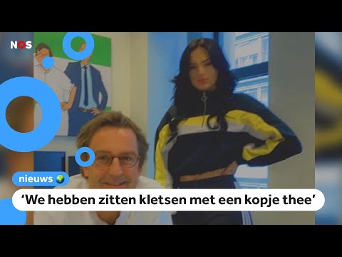 Famke Louise op bezoek bij arts Diederik Gommers