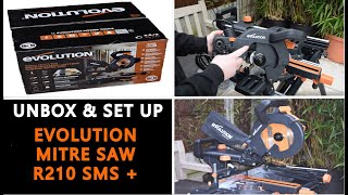Setting Up Evolution Mitre Saw R210SMS + | Including Fitting Blade | Step by Step Instruction