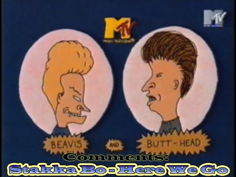90s Throwback: Beavis and Butt-Head reacts to Stakka Bo - Here We Go [1993]