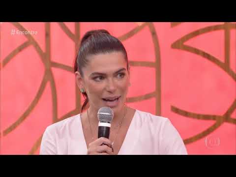 Encontro com Fátima Bernardes 11/02/2019 - Amanda teve anorexia e chegou a pesar 29 quilos