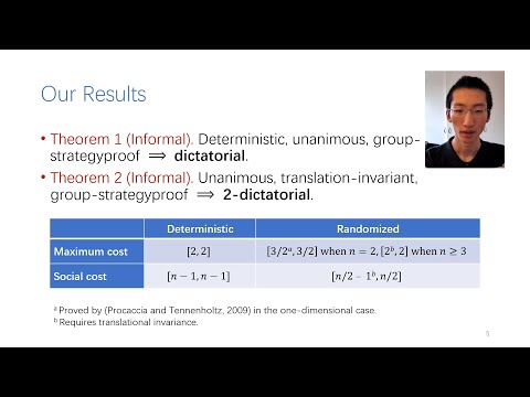 [EC'20 Talk] Group-Strategyproof Mechanisms for Facility Location in Strictly Convex Space