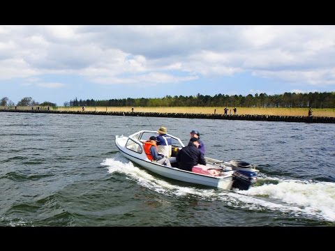 Sildefiskeri fra Båd ved Kanaløen i Randers Fjord