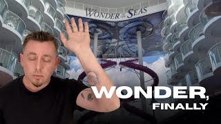 I Finally Boarded Wonder of the Seas | Embarkation Day Vlog