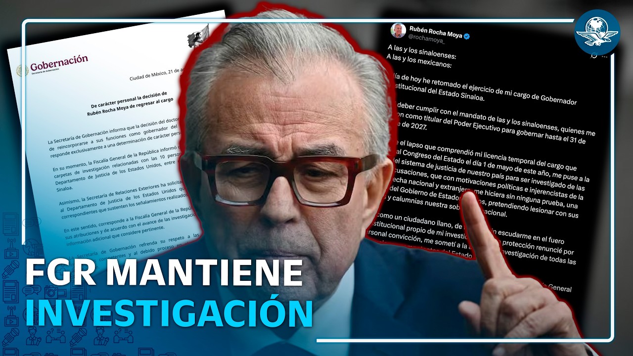 Regreso a gubernatura fue decisión personal de Rubén Rocha Moya: Segob
