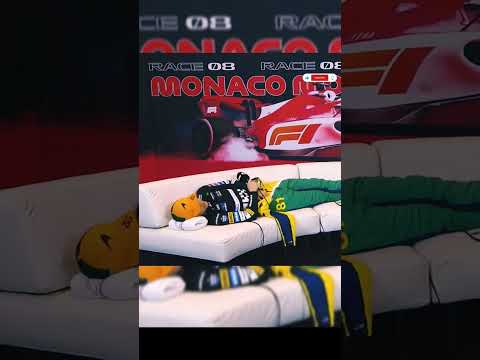 Oscar Piastri and Carlos Sainz waiting for Charles Leclerc at the #monacogp press conference 😂😂 #f1