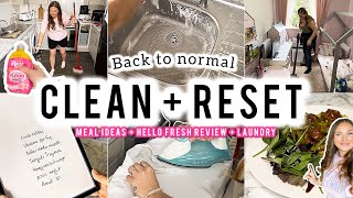 Clean with me UK | Cleaning Motivation | Meal Ideas | Hello Fresh Review 🍋