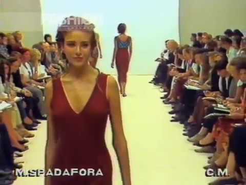 "Marina Spadafora" Spring Summer 1989 Milan Pret a Porter Woman by Canale Moda