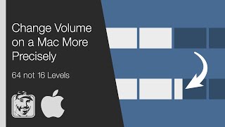 Change Volume on a Mac More Precisely (64 not 16 Levels)