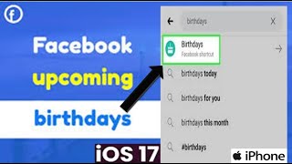How To See Upcoming Friends Birthdays On Facebook   Full Guide