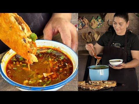 Quesabirrias - Tacos Doraditos de Birria de Res y Consomé (Bichi) - La Herencia de las Viudas