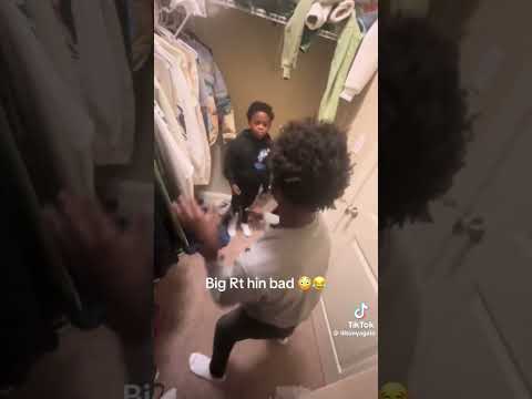 Lil Rt and his big brother fighting #lilrt #shorts