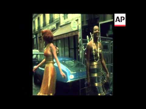 SYND 2-2-74 FASHIONS FROM THE PACO RABANNE FASHION HOUSE