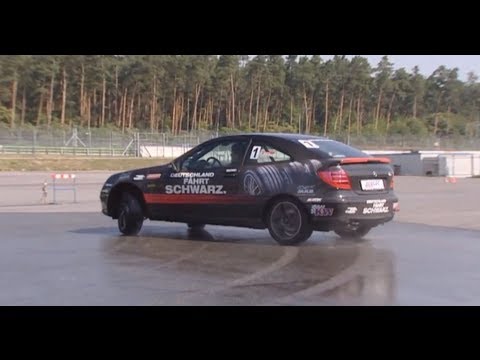 Driften lernen mit Werner Gusenbauer in der Mercedes C-Klasse - Teil 3 - DRIVE UNIVERSITY
