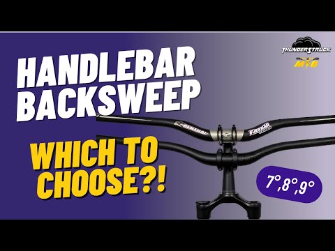 MTB Handlebar Backsweep Comparison - Renthal Fatbar / OneUp Carbon / Nukeproof Horizon V2