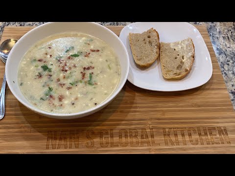 This Cold Weather We are Having. Calls for A Bowl of hot Comforting Potato Soup! Let's Make It!