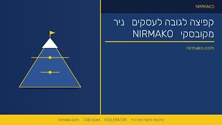 יצירת חוסן עיסקי | פגישת זום עם ניר מקובסקי | קפיצה לגובה לע