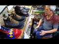Process Of Making Handmade Hiking Boots Best Handmade Shoe Master In Korea