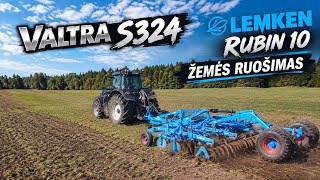 Geriausias derinys? VALTRA S324 × LEMKEN RUBIN 10 