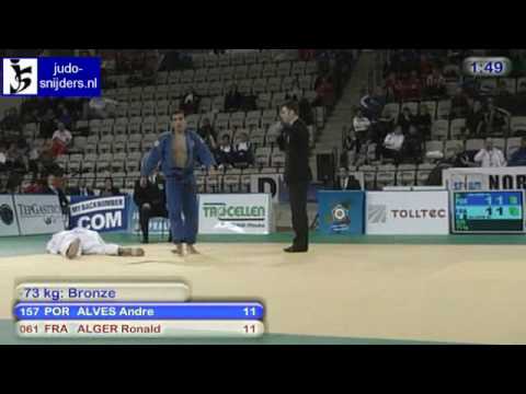 Judo 2010 World Cup Prague: Andre Alves (POR) - Ronald Alger (FRA) [-73kg] bronze golden score