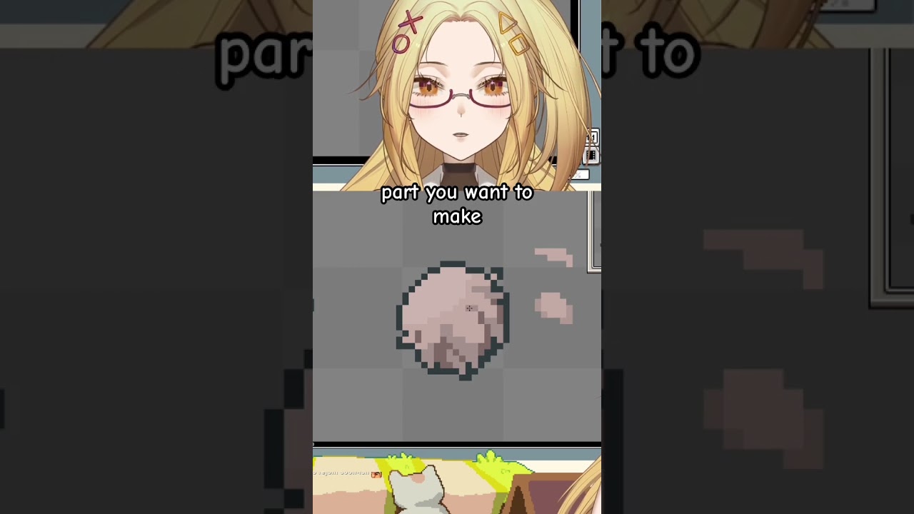 Make your 1-Pixel Line Thinner | #hanapix_ on #Twitch #aseprite #beginner #tutorial