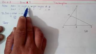 Chapter:6 Ex.6.3 (Q.7,8,9,10) Triangles | Ncert Maths Class 10 | Cbse.