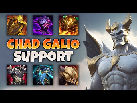 GALIO is the NEW OP TANK SUPPORT - WIN GAMES NOW! - League Of Legends