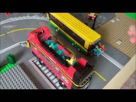 Bau der Lego Stadt Teil 1.