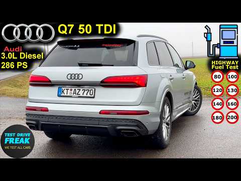 2025 Audi Q7 50 TDI quattro (286 PS) TEST DRIVE 🚙 Fuel Consumption & Performance Review