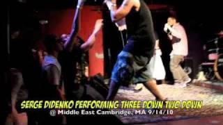 Serge Didenko Performing THREE DOWN TWO DOWN At Middle East 9/14/10