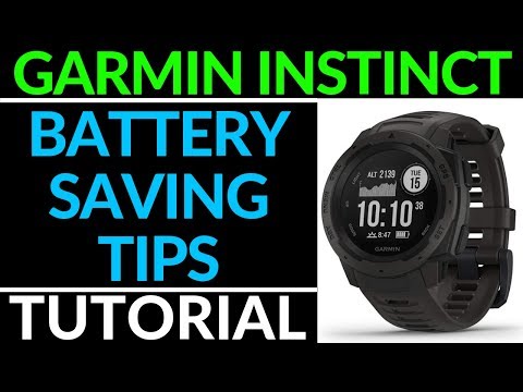 5 Tips to Increase Battery Life - Garmin Instinct Tutorial