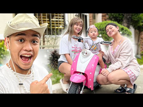 Unang MINI BIKE ni Baby Lakeisha - SOBRANG CUTE!