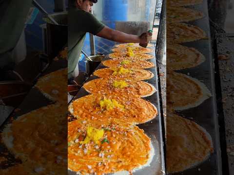 Hyderabadi Masala Dosa 😯🤤 #shorts #dosa #streetfood #hyderabad