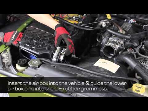 How to Install aFe POWER 07-11 Jeep Wrangler V6-3.8L w/ Mech Fan Intake (51/54-76213)