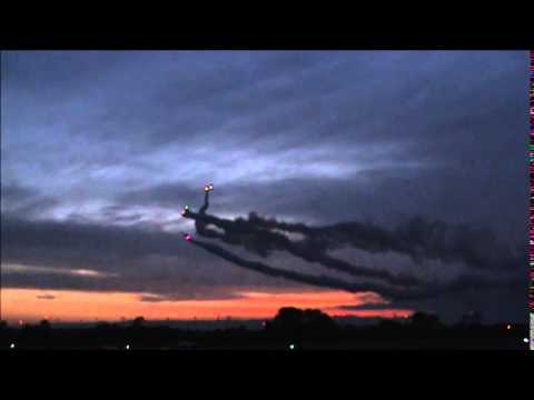 Aeroshell Aerobatic Team Night Show New Smyrna Beach