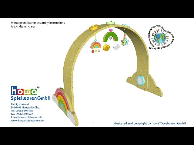 Video Teaser für howa ® Baby Gym Art. Nr. 6011  Assembly Instructions Baby Gym Art. Nr. 6011